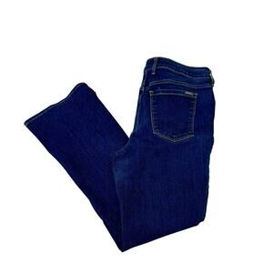 Eddie Bauer Slightly Curvy Bootcut Mid Rise Blue jeans Denim Stretch Women’s 14